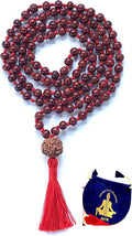 Rosewood mala beads necklace 108 Buddhist prayer beads - Energized