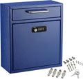 AdirOffice Ultimate Drop Box Wall-Mounted Mailbox - Secure After-Hours