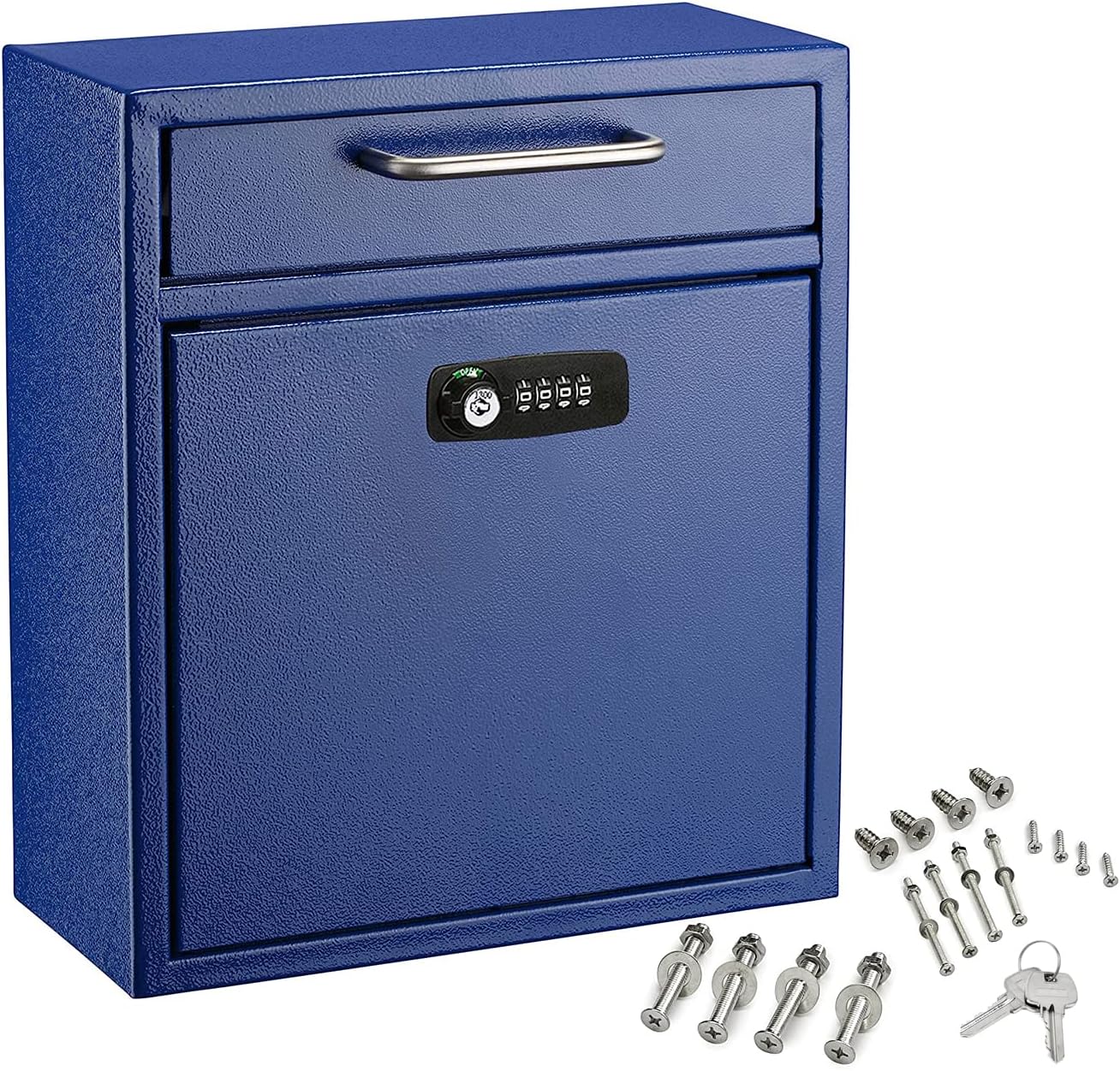 AdirOffice Ultimate Drop Box Wall-Mounted Mailbox for Secure Use