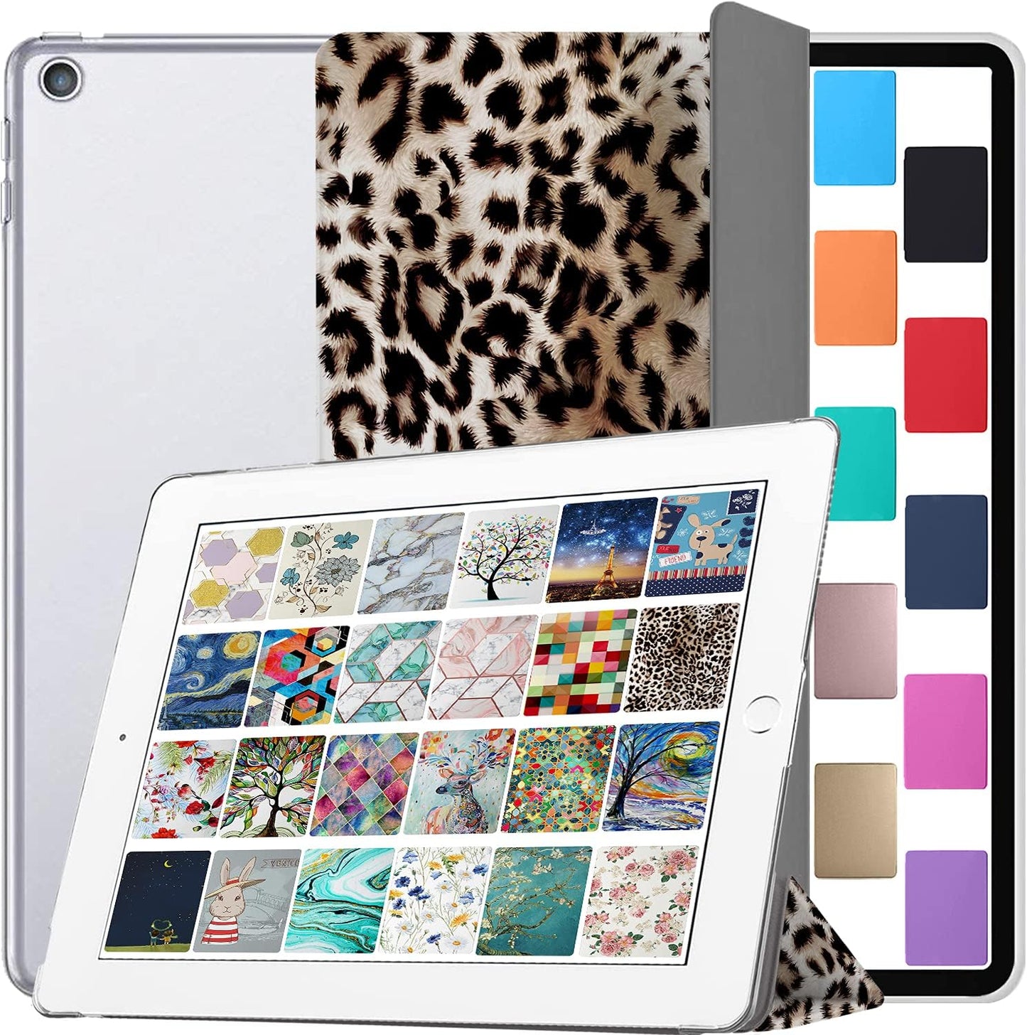 DuraSafe iPad 10.2 Case - Leopard Design for Full Protection