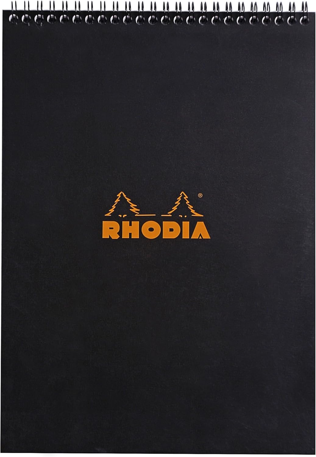 Rhodia Graph Notepad - 80 Sheets - Large Size - Black