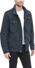 Levi's Mens Washed Cotton Military Jacket - Versatile Everyday