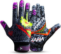 Youth Football Gloves Supar Tacky Grip for Peak Performance
