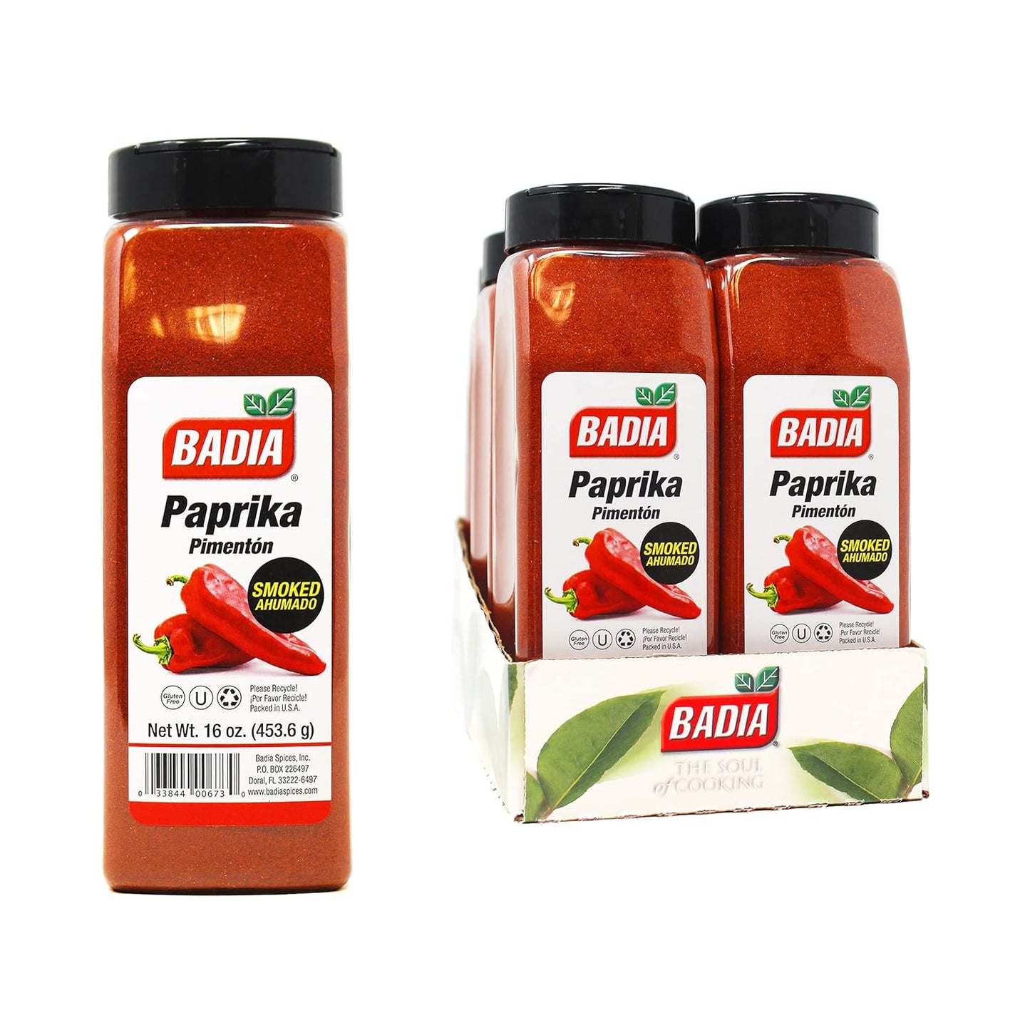 Badia Smoked Paprika 16 Ounce Pack of 6 for Flavorful Dishes