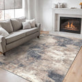 6x9 Area Rugs for Living Room with Modern Abstract Design