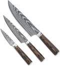 GreenPan x Bobby Flay 3 Piece Knife Set - Precision Damascus Blades