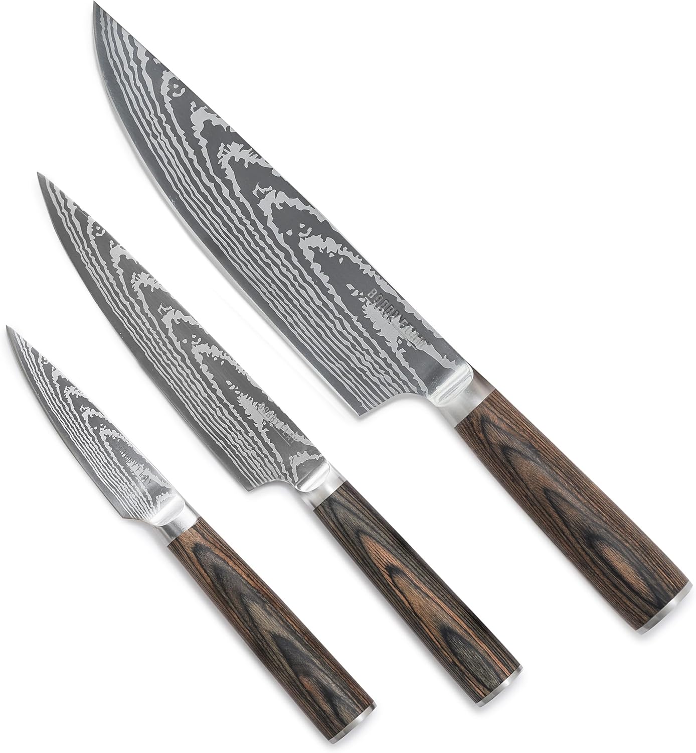 GreenPan x Bobby Flay 3 Piece Knife Set for Precision Cutting