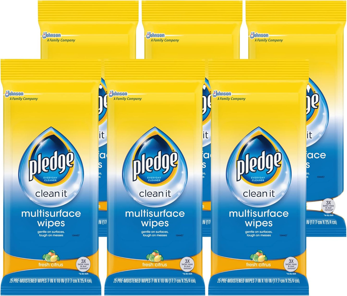 Pledge Multi-Surface Furniture Polish Wipes for Easy Cleaning