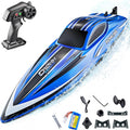 BEZGAR RC Boat 16 in Fast Remote Control Boat for Lakes - 35 KPH