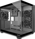 360MM RAD Support, Tempered Glass Gaming PC Case - MUSETEX Y6