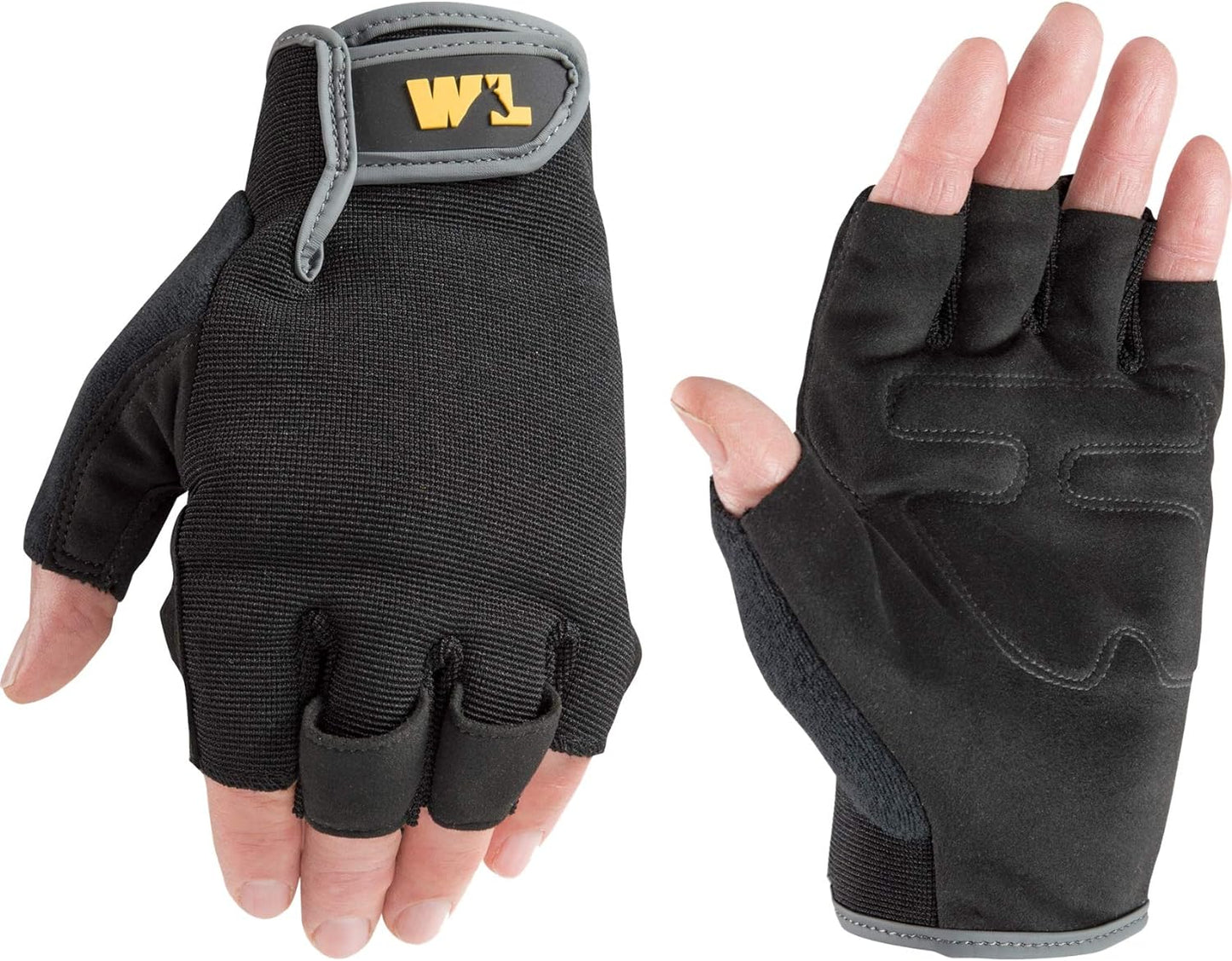 Wells Lamont Men's Fingerless Work Gloves - Superior Grip