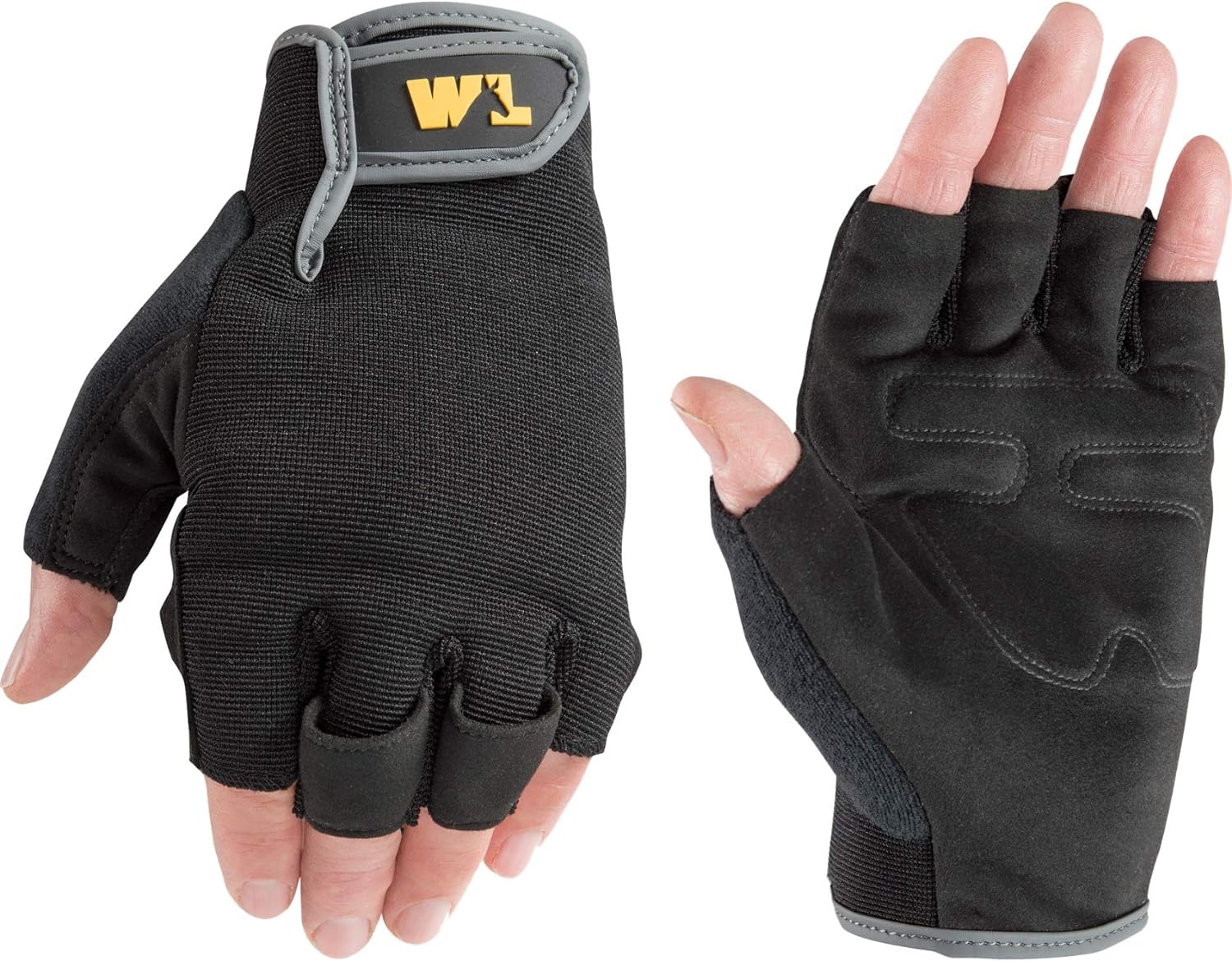 Wells Lamont Men's Fingerless Work Gloves - Superior Grip