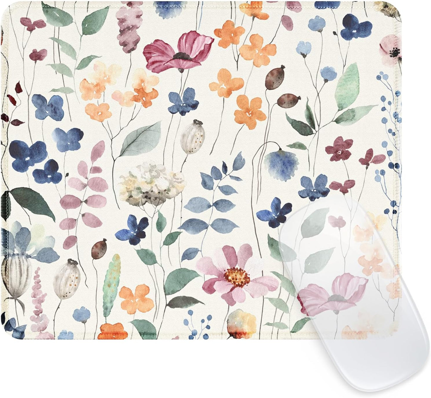 Waterproof Cute Flowers Mouse Pad by Seorsok