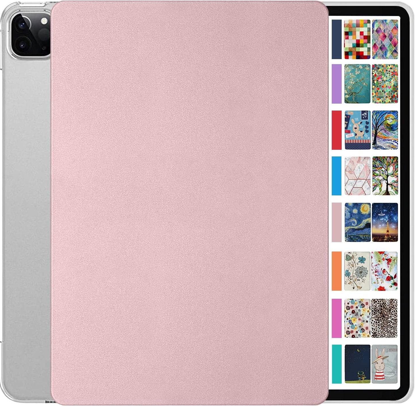 DuraSafe iPad PRO 11 Inch Slim Hard Shell Stand Cover - Rose Gold