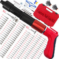 Concrete Nail Gun Kit with 120 Nails - Portable Manual Nailer