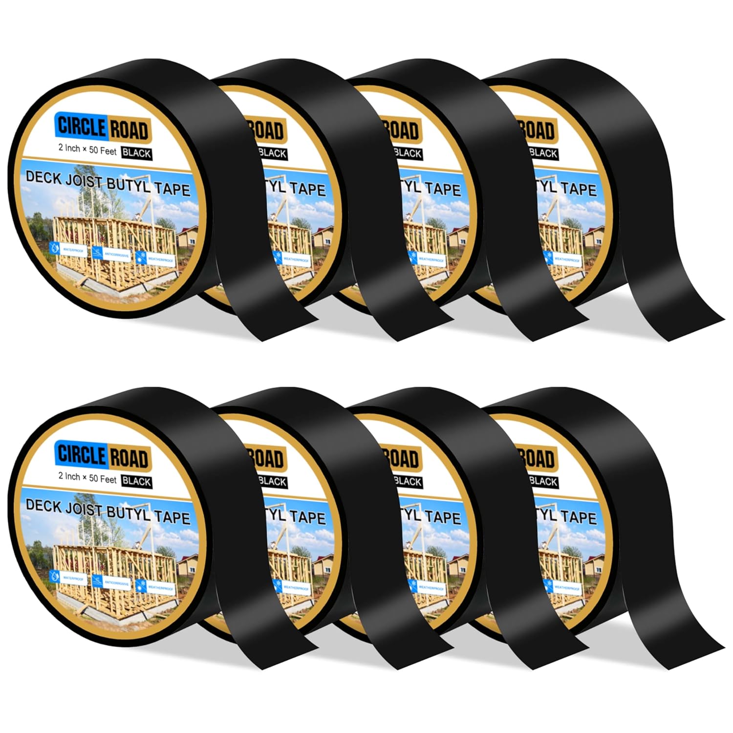 Joist Tape for Decking 2ft' X 50ft - Weatherproof Butyl Tape