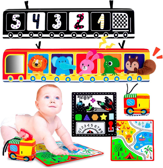 High Contrast Baby Toys for 0-9 Months by teytoy