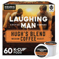 Laughing Man Hugh's Blend Keurig K-Cup Pods, Medium Roast - Smooth