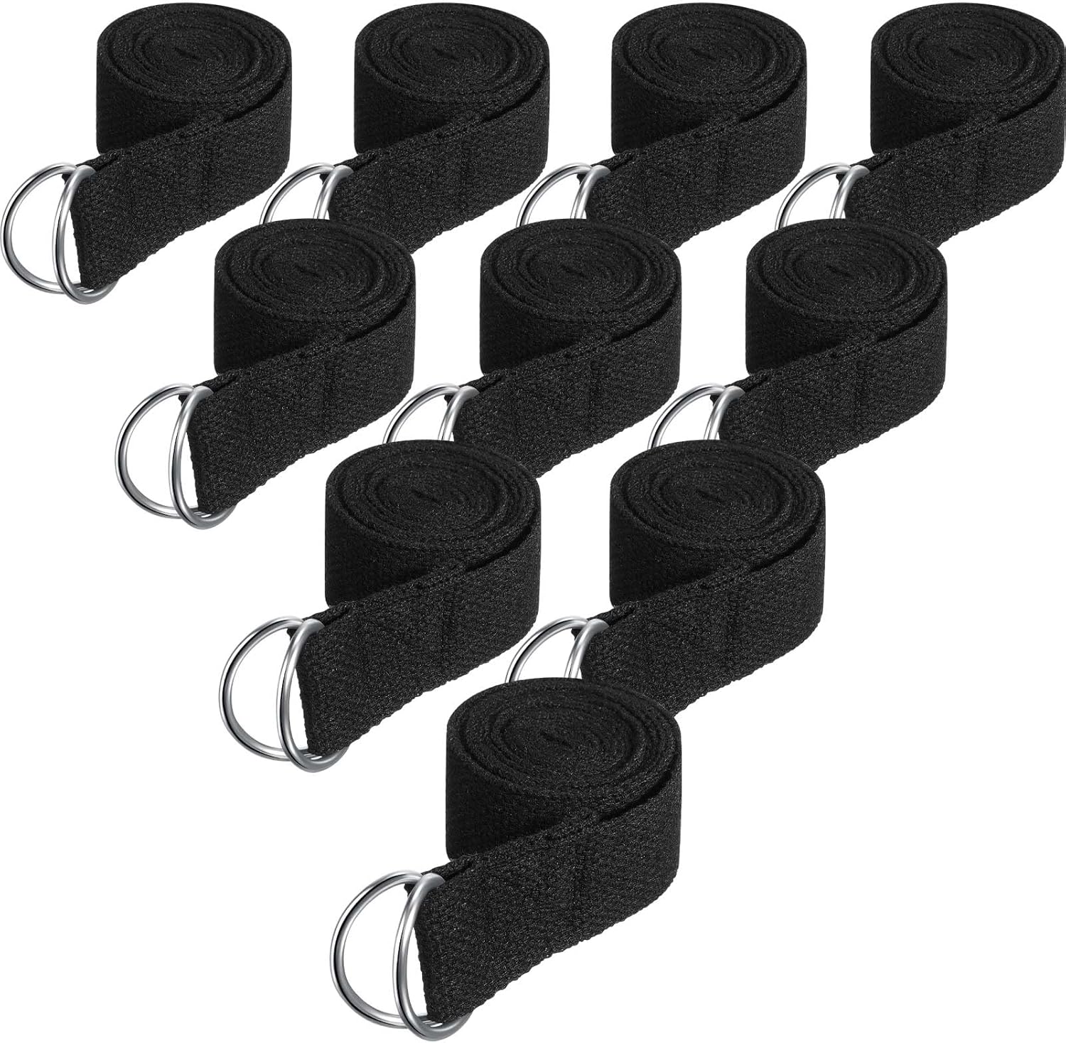 Jerify Flex 6ft Yoga Strap Set - Stretch & Flexibility