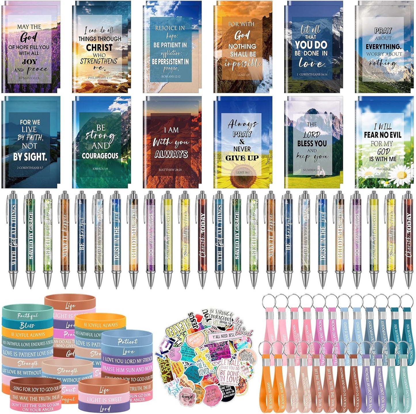 146 Pcs Christian Gifts Set for Women - Inspirational Supplies