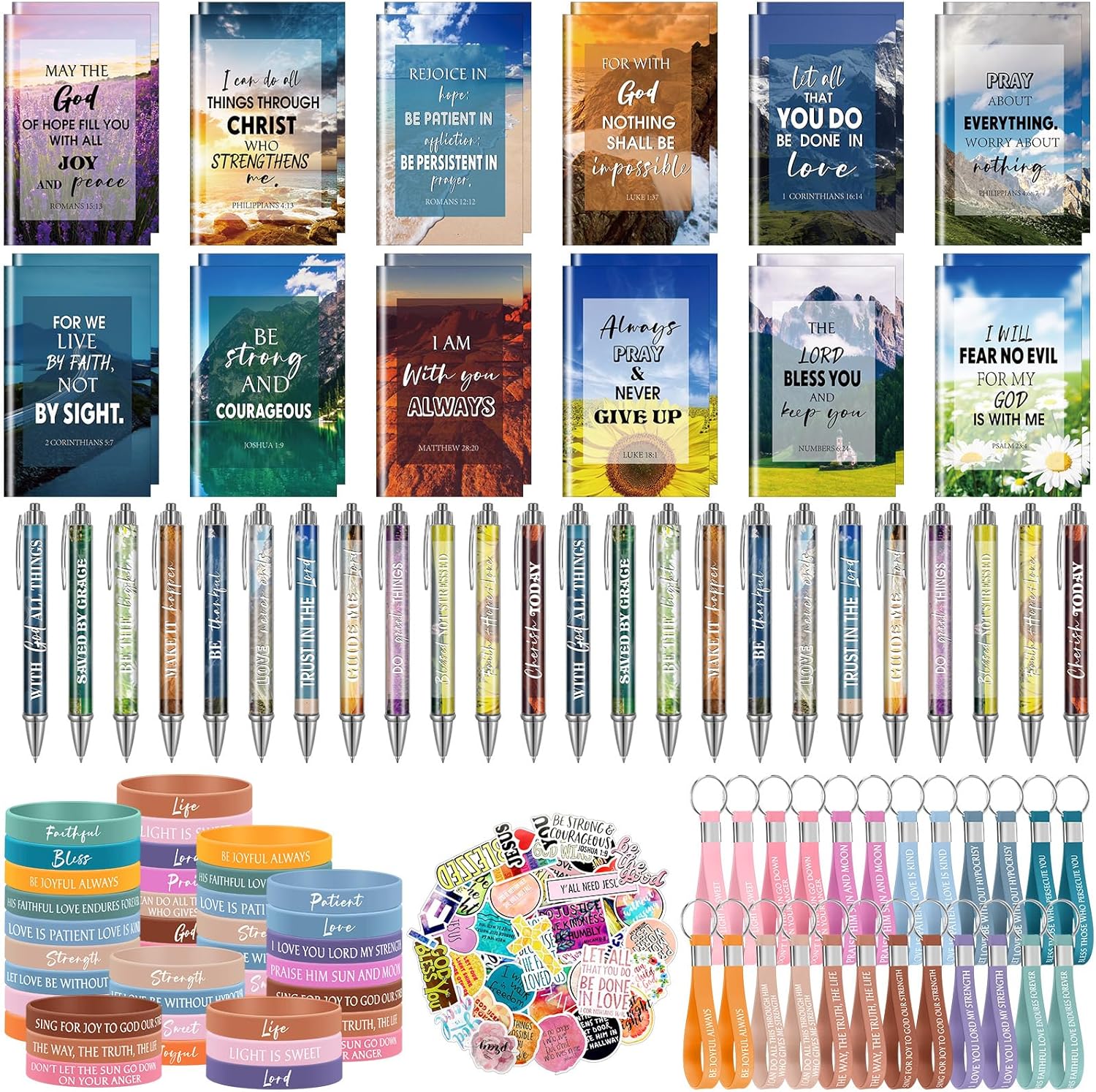 146 Pcs Christian Gifts Set for Women - Inspirational Supplies