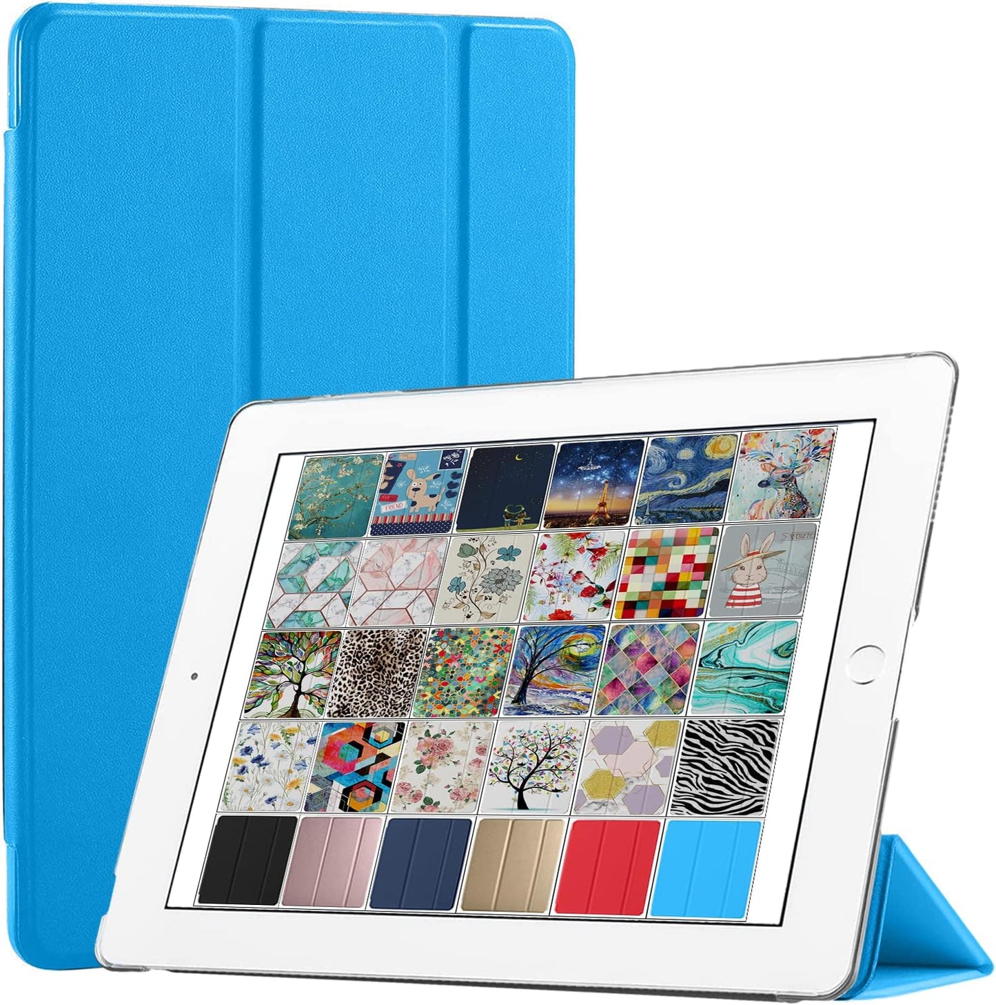DuraSafe iPad Air 2 Case with Tri-Fold Stand and Full Protection