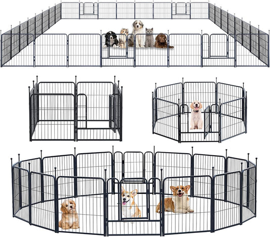 Portable Outdoor Dog Playpen for Large Medium Small Dogs