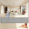 Retractable Baby Gate 140 in Extra Wide Safety Gate - Mesh, No-Trip