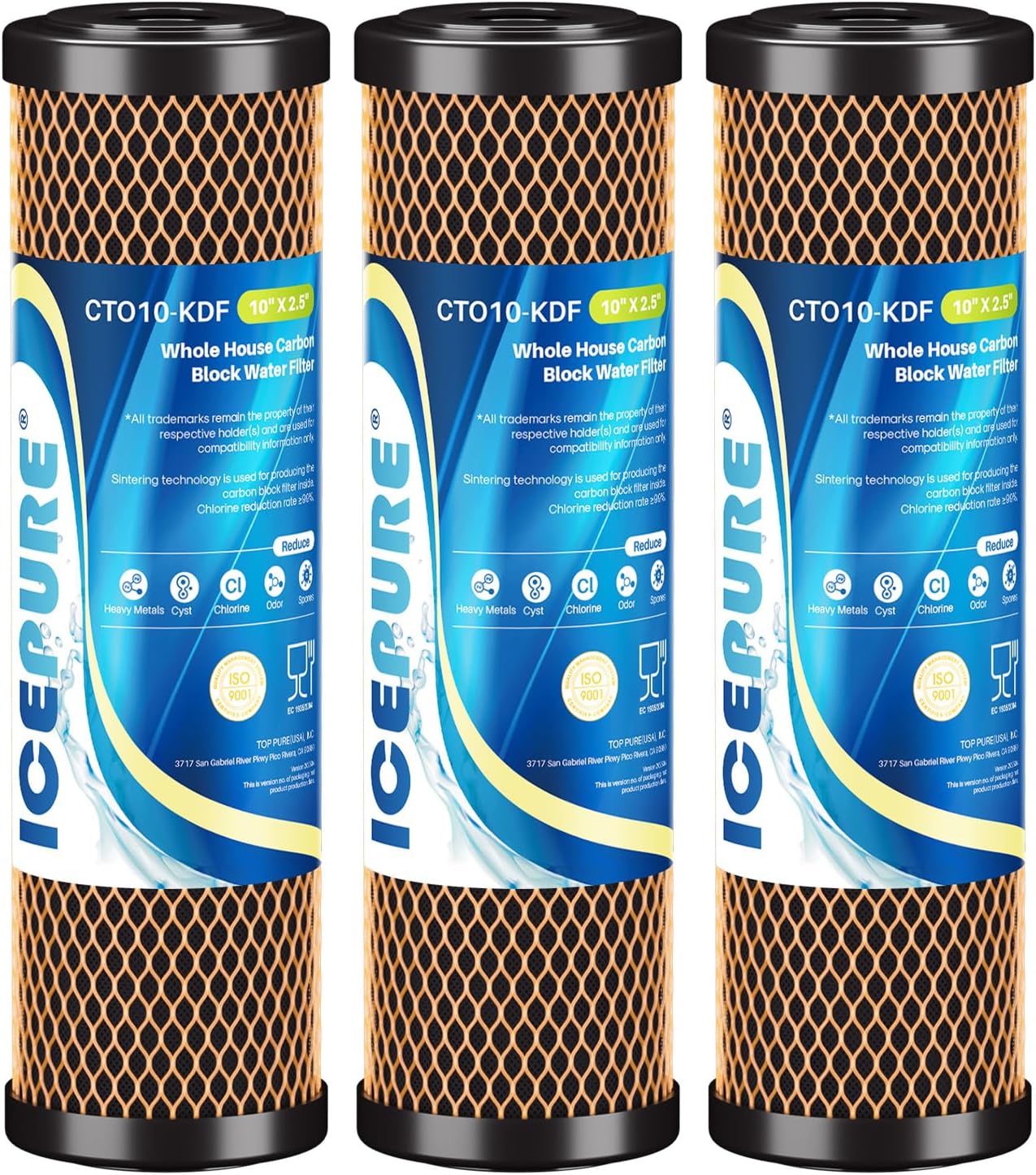 ICEPURE 1 Micron 2.5in x 10in Whole House Water Filter Review