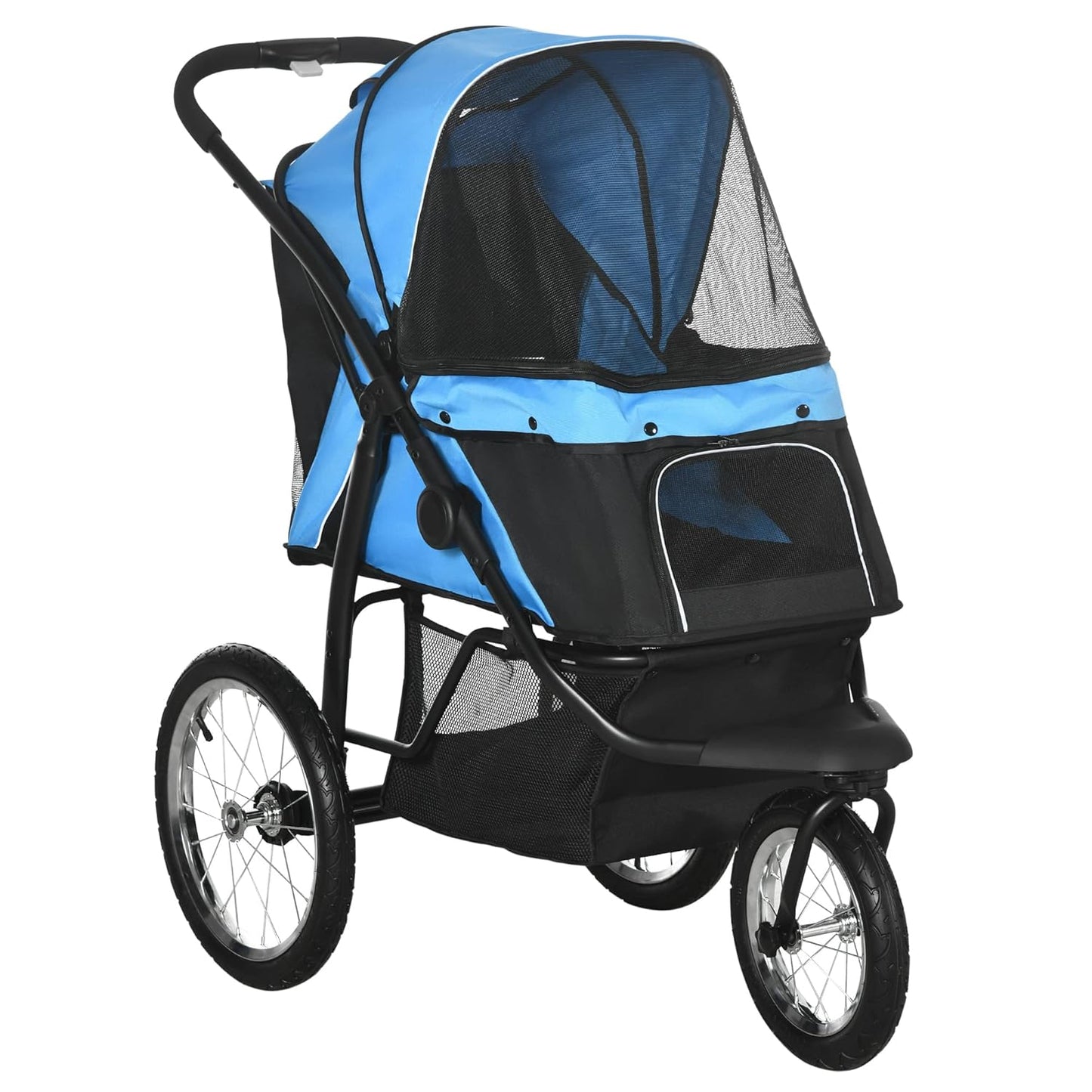 PawHut 3 Wheels Pet Stroller for Small and Medium Dogs