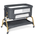 ANGELBLISS 3 in 1 Baby Bassinet - Adjustable Bedside Sleeper