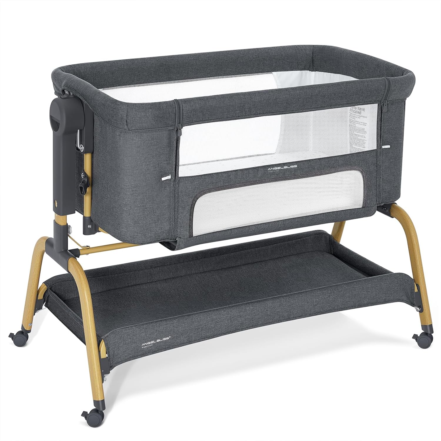 ANGELBLISS 3 in 1 Baby Bassinet: Versatile Bedside Sleeper