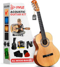 Pyle Beginner Acoustic Guitar Kit 39 in Full Size Classical - Ready