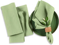 Linen Napkins Set of 4 - 100% Pure Linen for Elegant Dining