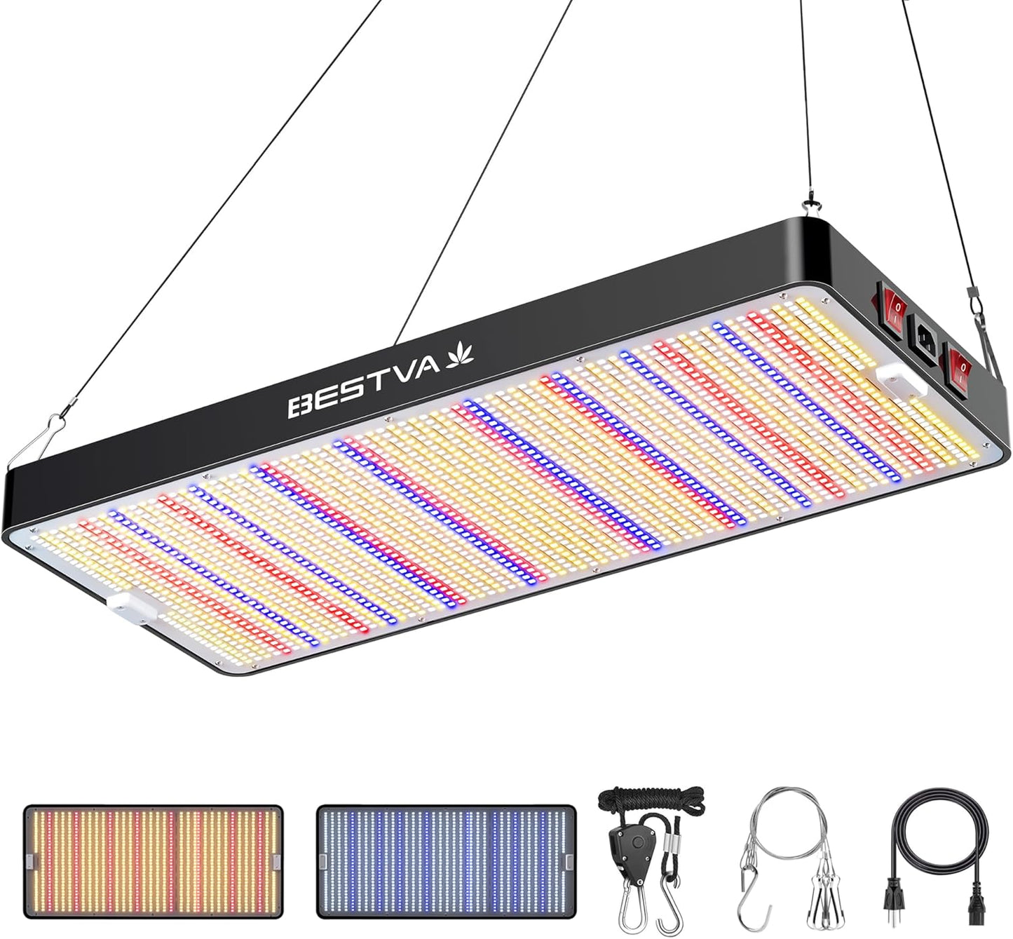 BESTVA DC4000 Grow Light: High Yield Full Spectrum LEDs