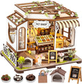 Pet Shop Miniature House Kit with LED Light - DIY Book Nook