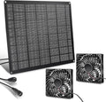 Solar Fan 15W Exhaust Fan Kit for Greenhouses and Pet Homes
