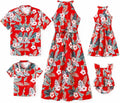 PATPAT Family Hawaiian Matching Outfits Mommy and Me