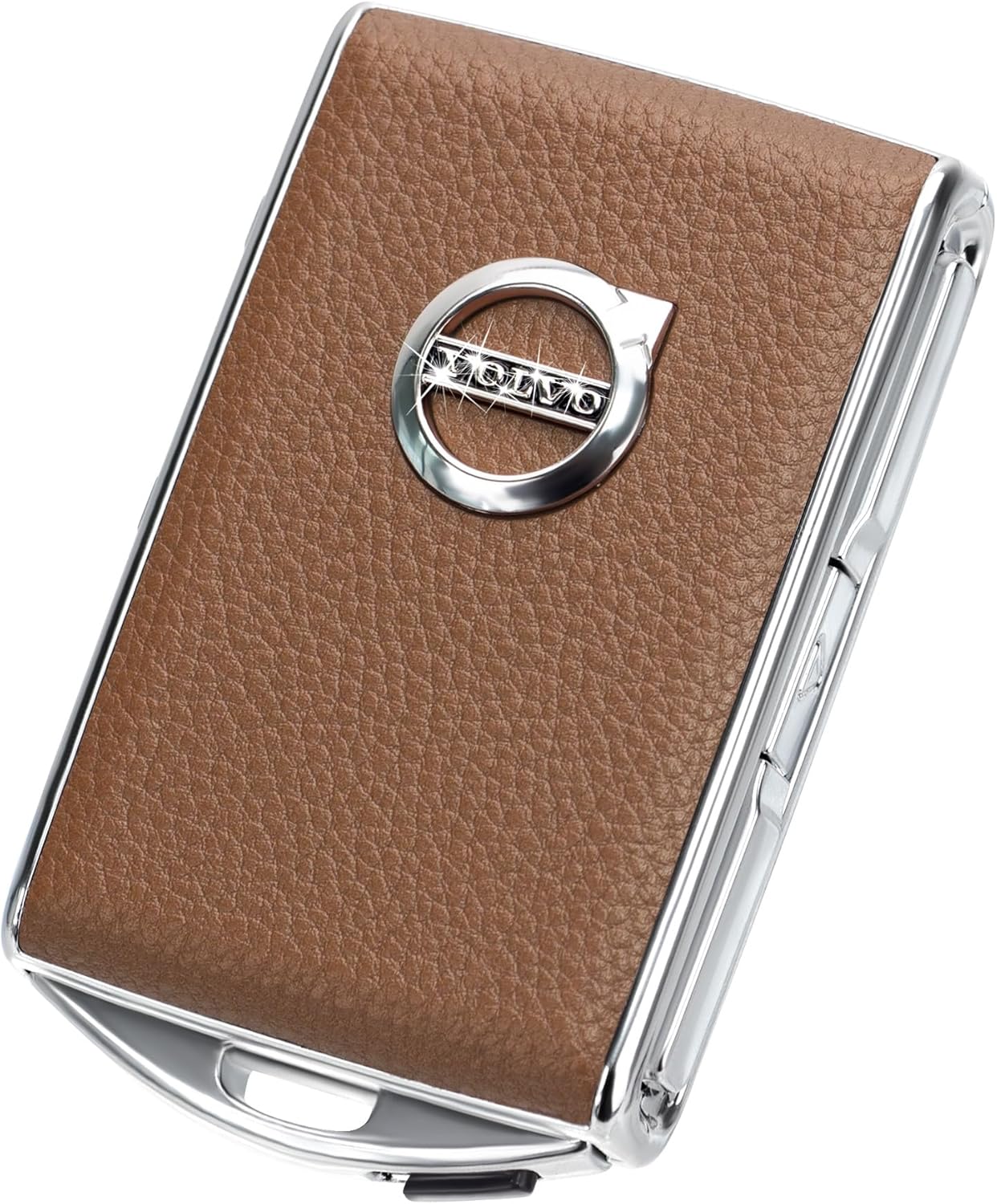Car Key Case Fob Cover for Volvo Models - Premium Leather Design