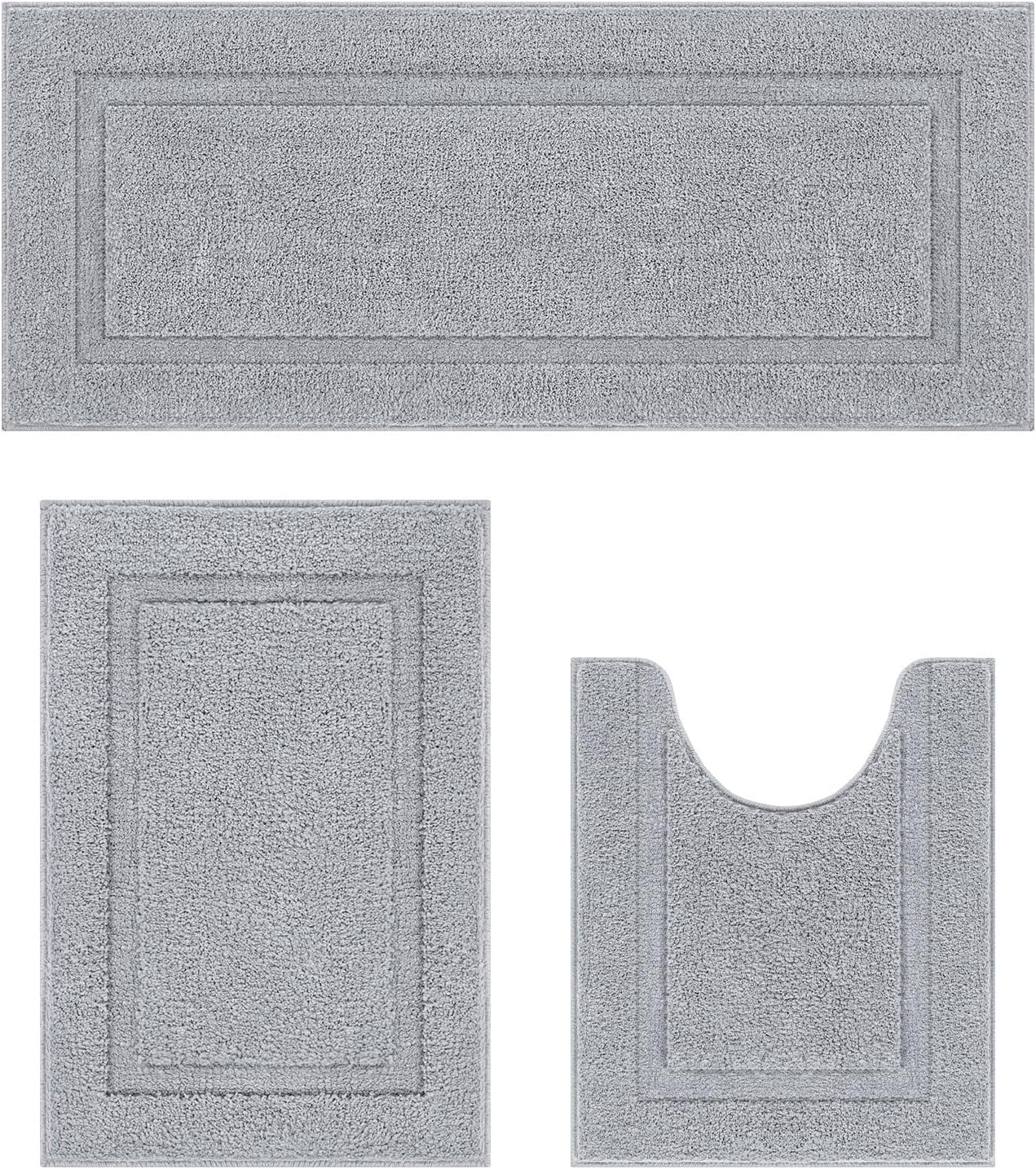 Ultra Soft Bathroom Runner Rugs Set of 3 for Every Home