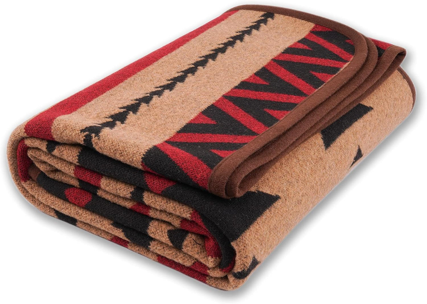 PuTian Merino Wool Blanket - Warm, Thick, Washable Outdoor Throw