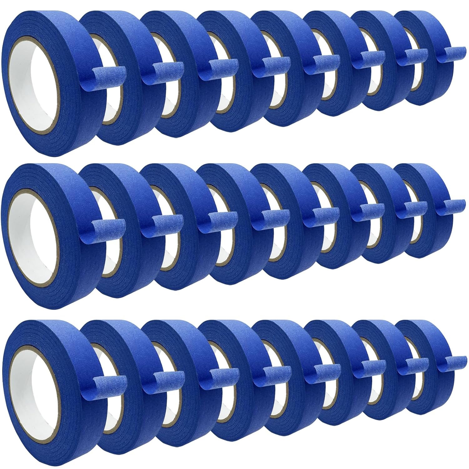 Blue Masking Tape for Painters - Easy Removal and Versatile Use