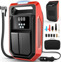 Tire Inflator Portable Air Compressor for Car Tires - Fast, Compact
