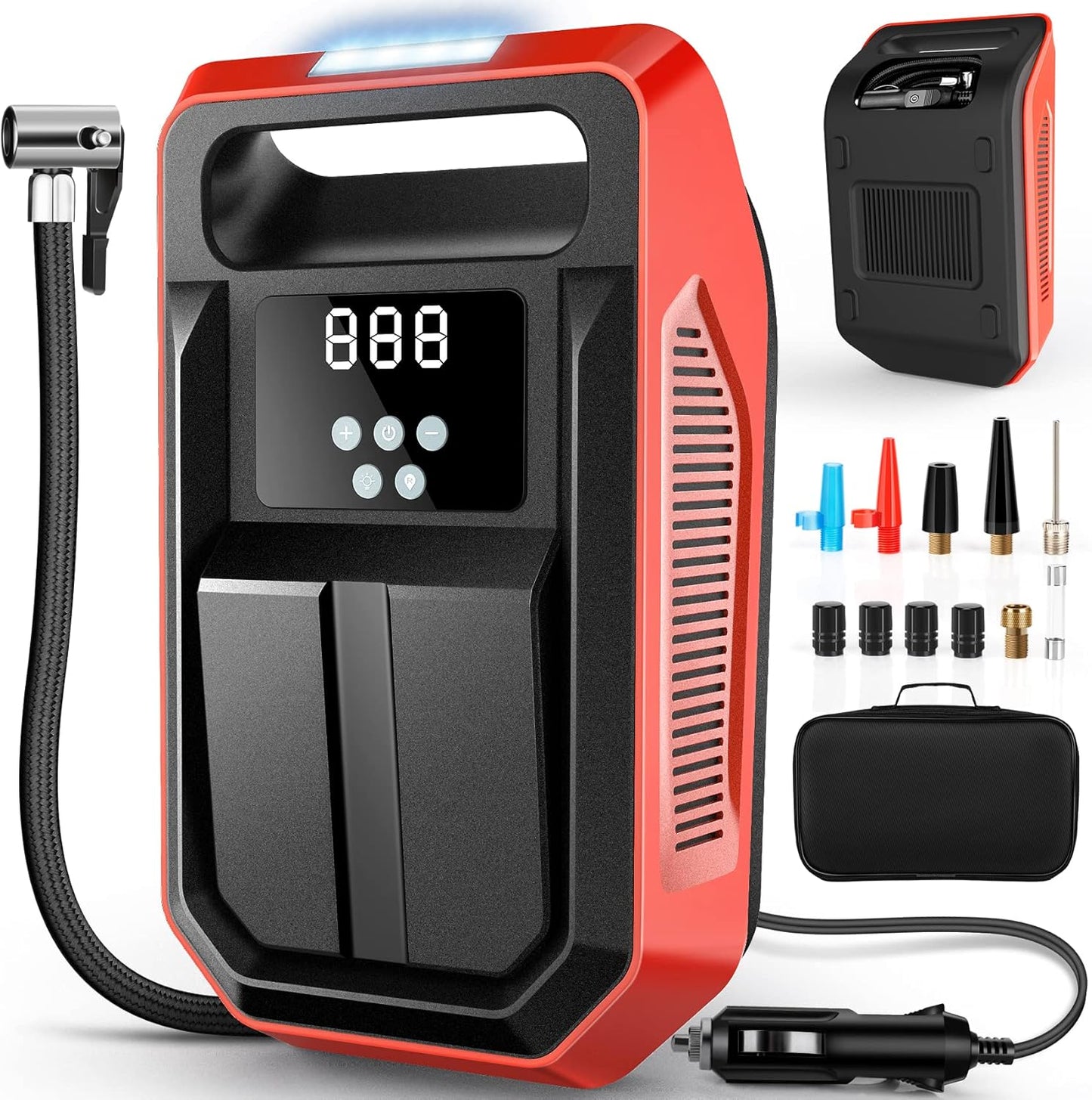 FBK Tire Inflator Portable Air Compressor for Safe Driving