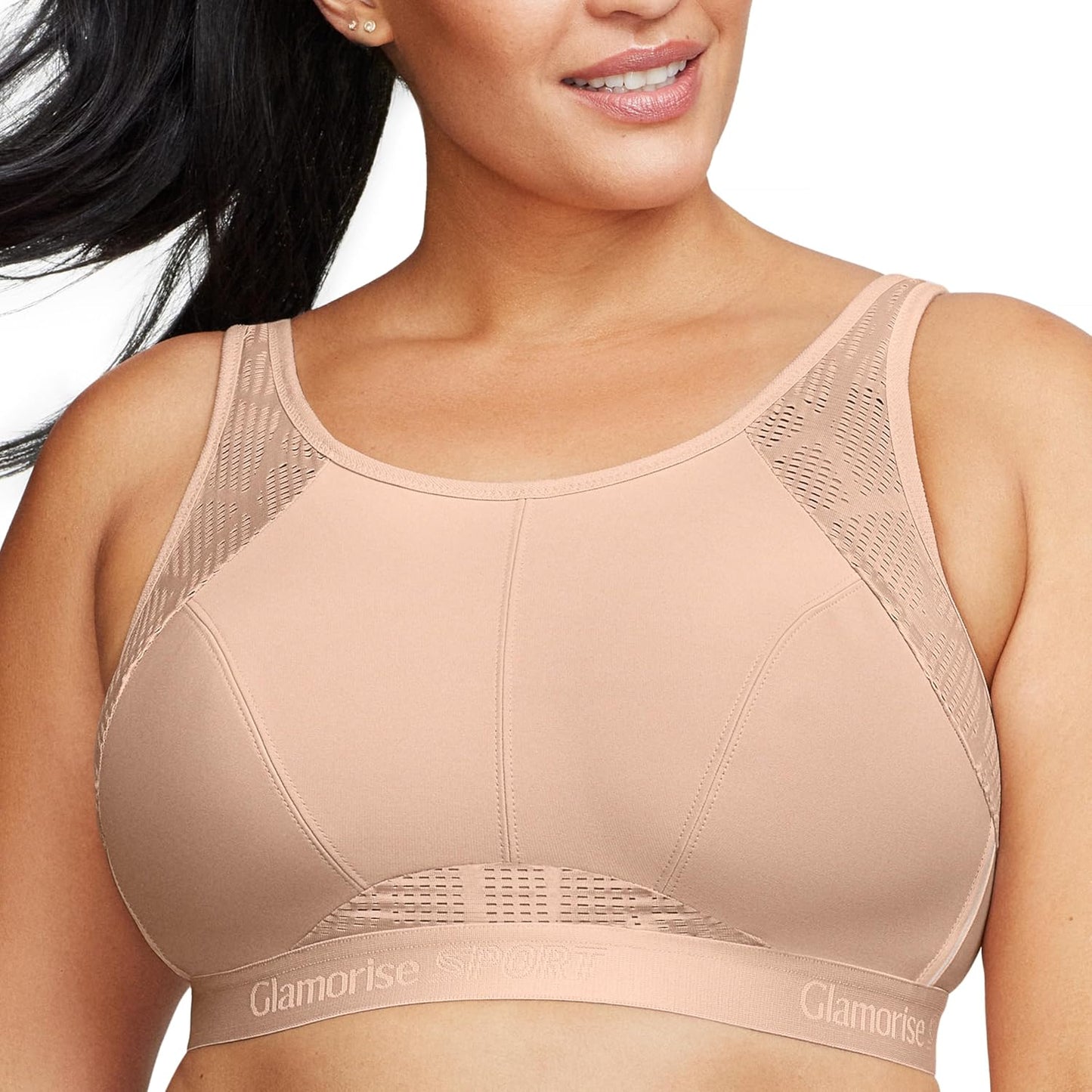 Glamorise Women's Plus Size No-Sweat Mesh Sports Bra Review