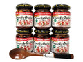 S&B Chili Oil With Crunchy Garlic Spicy Chili Crisp 6-Pack - Bold
