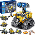 Robot Building Kit Remote Control STEM Racer Car Toys - 6in1 Build