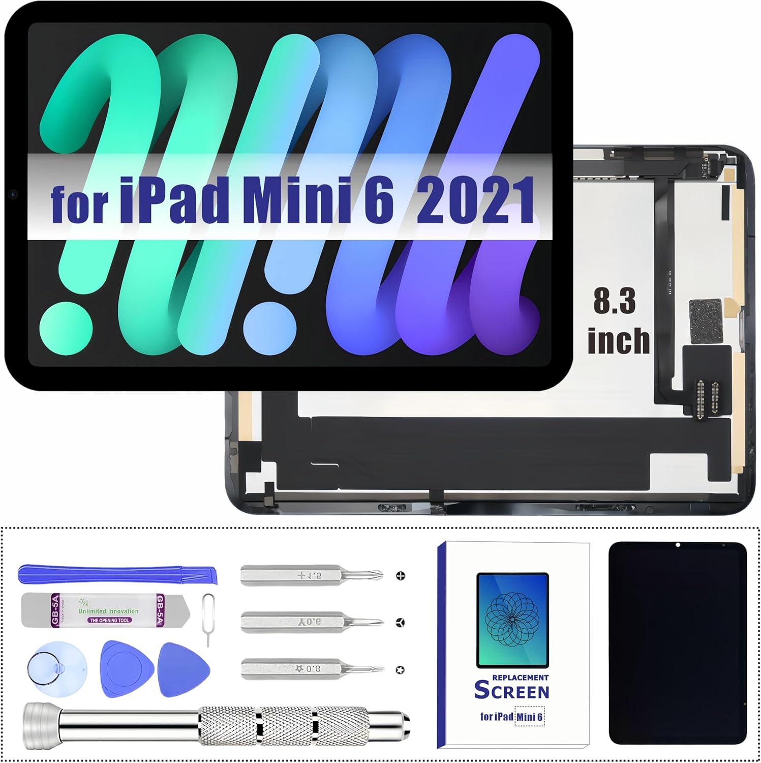 ZTR iPad Mini 6 2021 Screen Replacement LCD Display Assembly