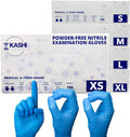 Disposable Medical Exam Nitrile Gloves 4 mil Blue - Food Safe