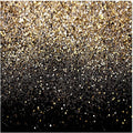 Black & Gold Photo Booth Backdrop 10x10ft - Elegant Party Backdrop